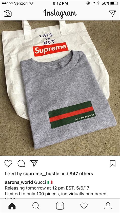 this is not supreme gucci